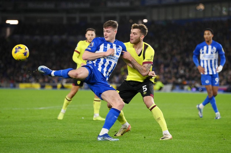 Brighton sẽ chơi áp đảo trước Burnley