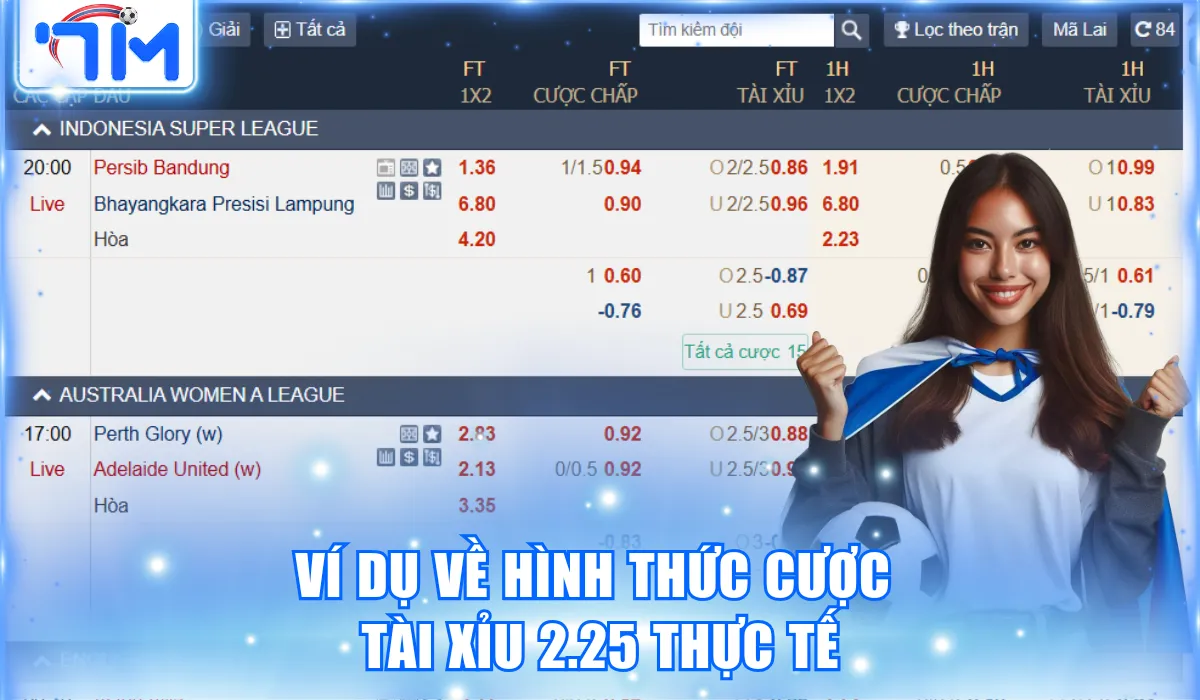 Kèo Tài Xỉu 2 1/4 Là Gì? Hướng Dẫn Phân Tích Kèo Chuẩn 2 du ve hinh thuc cuoc ou 225