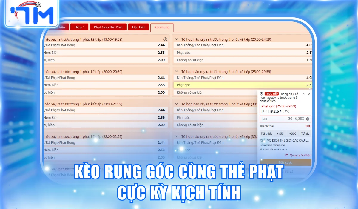 Kèo rung góc cùng thẻ phạt cực kỳ kịch tính