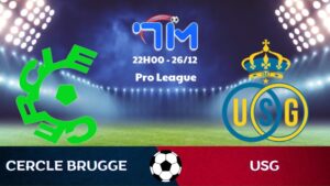 Soi kèo Cercle Brugge vs USG hôm nay 26/12 | Vòng 20 Pro League